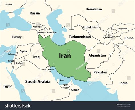 Map Of Iran And Surrounding Countries World Map | SexiezPicz Web Porn