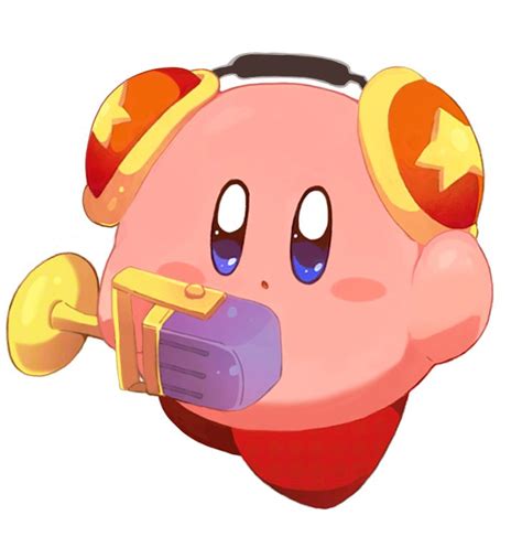 Mic Kirby. So cute! | Kirby character, Kirby nintendo, Kirby