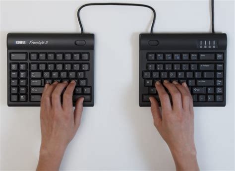 Why use a split keyboard - Kinesis