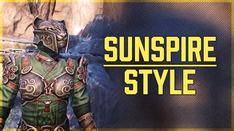 Tianlein - Elder Scrolls Online - Guide - Style - ESO Sunspire Style ...