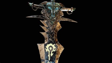 ArtStation - Lich King Sword - 3D Videogame Optimized Model