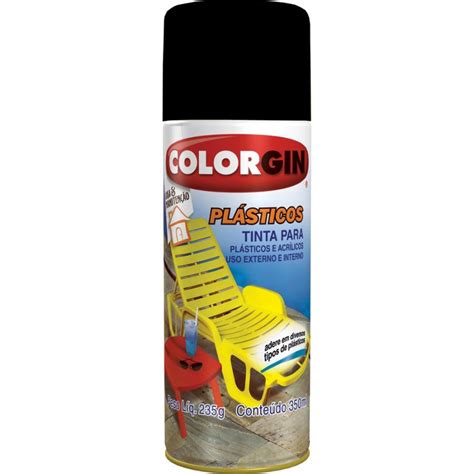 Tinta Spray - Para Plástico 350ml Colorgin - Ligação Home Center