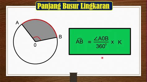 Mencari Panjang Tali Busur - Ilmu Pelajaran