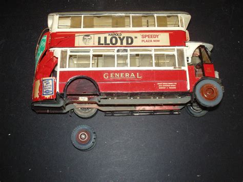 Rare Vintage London Double Decker Bus Built Up Metal Model Kit ...