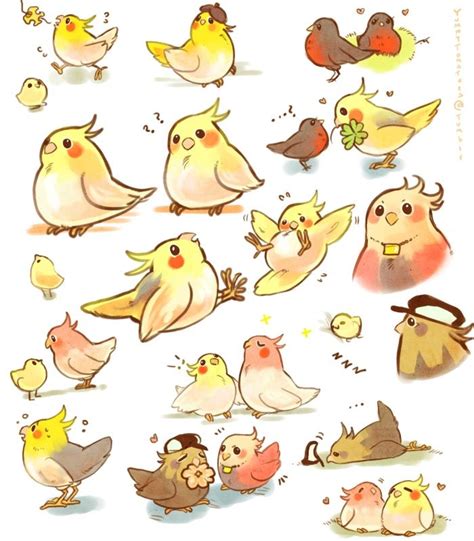 Tumblr in 2020 | Bird drawings, Cute animal drawings, Cute birds