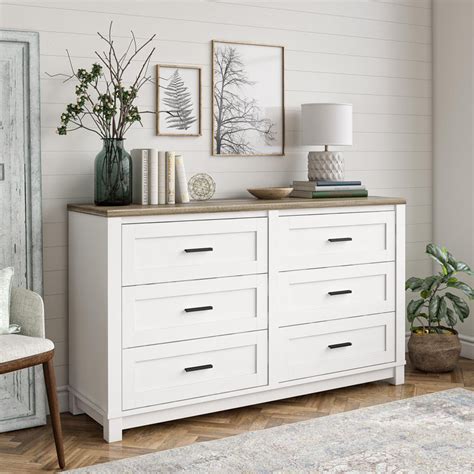 Laurel Foundry Modern Farmhouse Marcos 6 Drawer Double Dresser ...