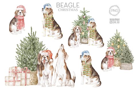 Beagle Dogs Clipart - Design Cuts