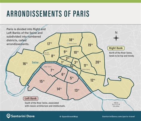 PARIS ARRONDISSEMENT MAP