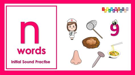 Nn Vocabulary for Kids/ Initial Sound - YouTube