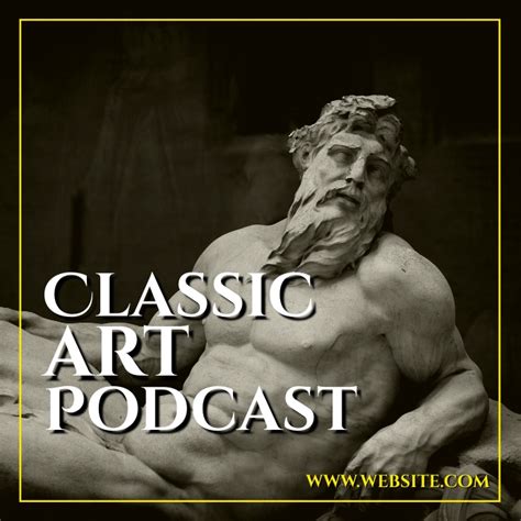 podcast advertisement art and history podcast Template | PosterMyWall