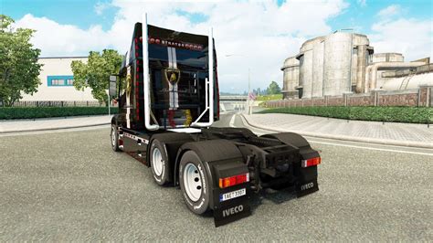 Skin Lamborghini truck Iveco Strator for Euro Truck Simulator 2