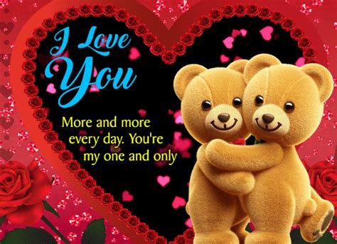 I Love You More And More. Free Madly in Love eCards, Greeting Cards ...