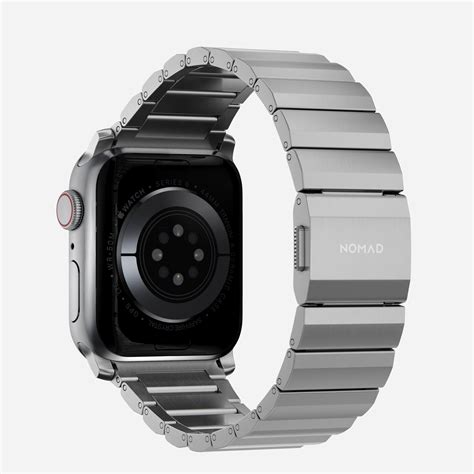 Titanium Apple Watch Band, Silver Hardware | NOMAD®