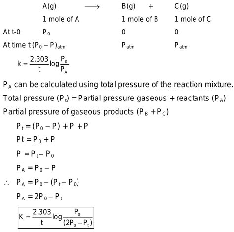 what is integrated rate law for first order gas reaction