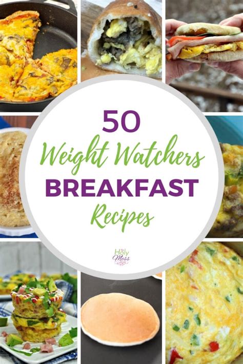 50+ Weight Watchers Breakfast Recipes and Meal Plans The Holy Mess