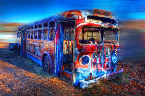 The Graffiti Bus Photograph by Nicholas Palmieri | Fine Art America