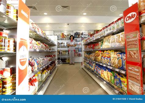 Gas Station Shop Interior Editorial Stock Photo - Image: 21841508