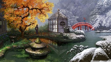 Japanese Garden Wallpapers - Top Free Japanese Garden Backgrounds ...