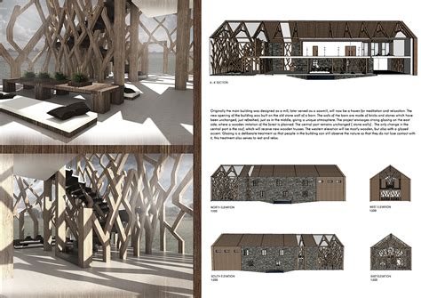 Stone Barn Visualization on Behance