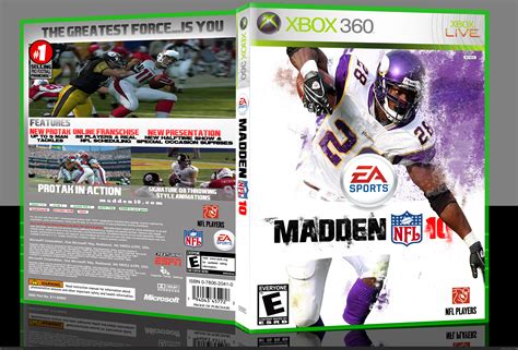 Madden NFL 10 Xbox 360 Box Art Cover by SSpRoductions