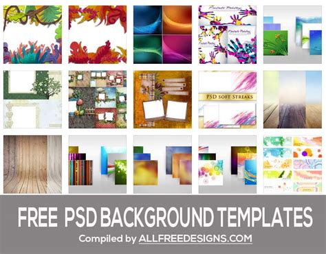 Free PSD Templates Great as Backgrounds for Your Projects