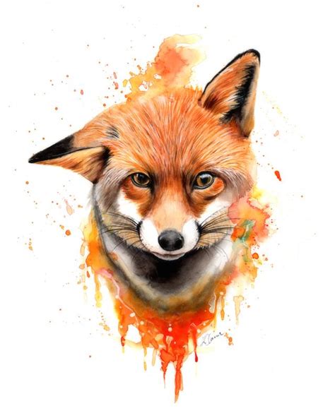 Fox, Watercolour & Pencil, 16"x12" : r/Art