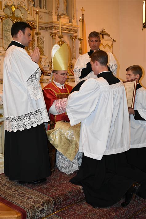 Tonsure Ceremony | Congregation of St. Pius V