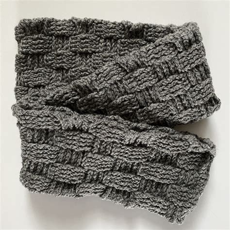 How to Crochet a Basketweave Scarf