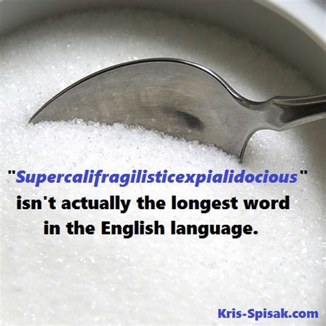 Trivia: The Longest English Word - Kris Spisak