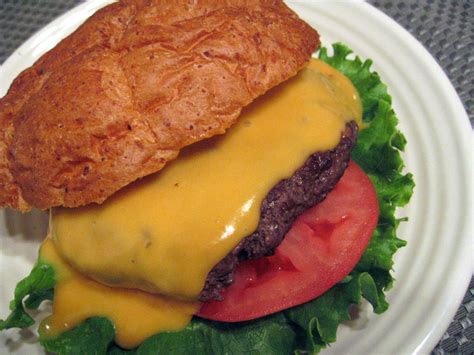 Classic Beef Burgers With Cheese Sauce Recipe - Food.com