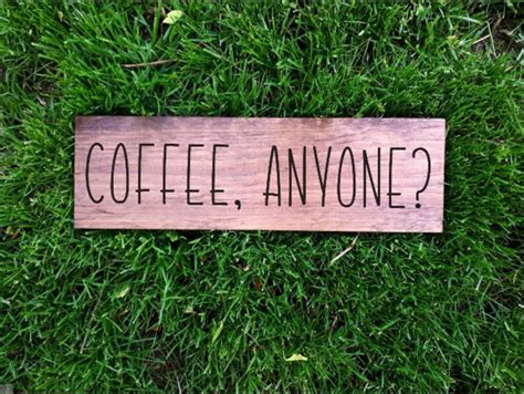 Coffee Nook Wooden Sign Coffee Anyone Home Decor Gift | Etsy