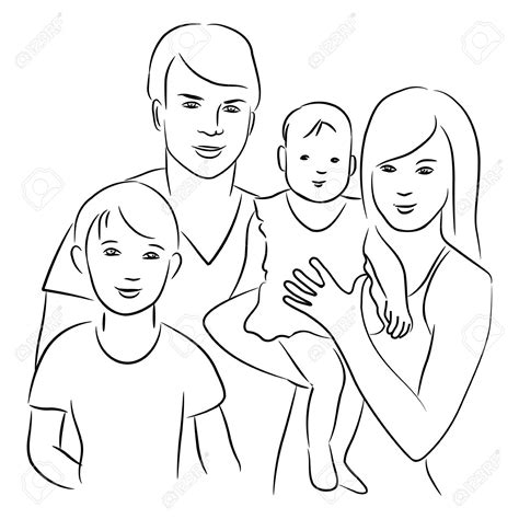 Cartoon Family Drawing at GetDrawings | Free download