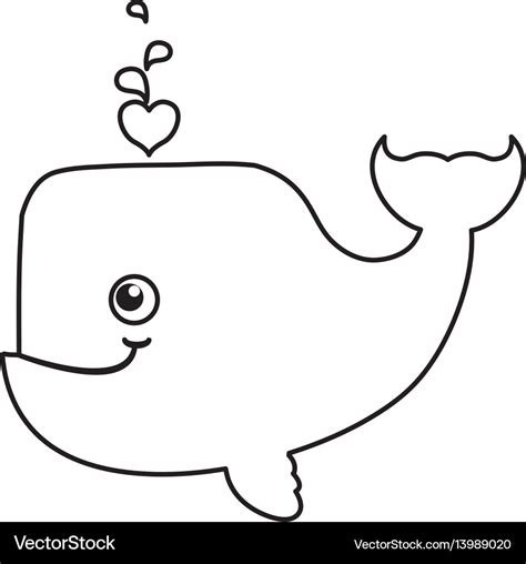 How To Draw A Cartoon Whale