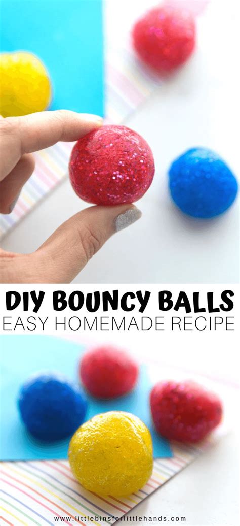 Super Bouncy Balls You Can Make Yourself | Bouncy balls, Homemade slime ...