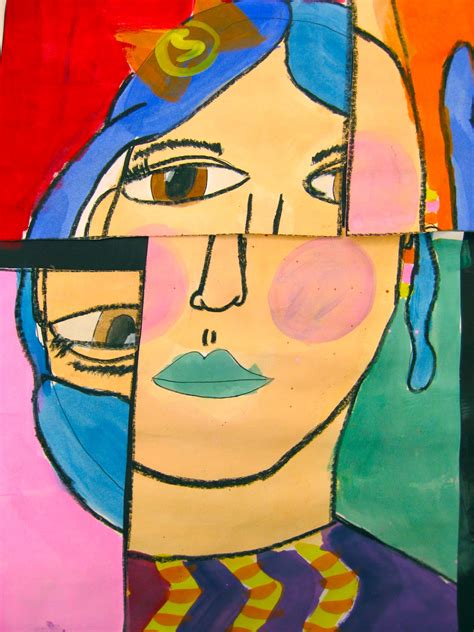 Lower School Art at Kinkaid: Cubist Self-Portraits in the Style of ...