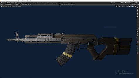 R6 M762 Assault Rifle model - TurboSquid 1728926