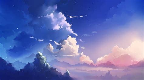 Anime Cloud Wallpapers - Top Free Anime Cloud Backgrounds - WallpaperAccess