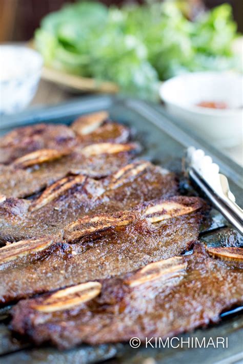 BEST Kalbi (Korean BBQ Short Ribs) Marinade Recipe - Kimchimari