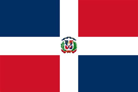 Dominican Republic Flag Color Codes