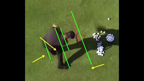 Tiger Woods Swing Analysis Overhead - YouTube