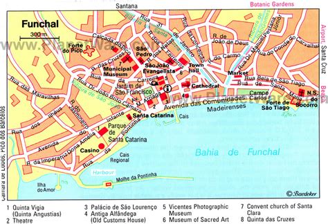 Funchal Map - Portugal