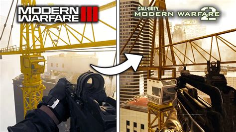 MODERN WARFARE 3 vs MW2 Highrise Map Comparison - YouTube