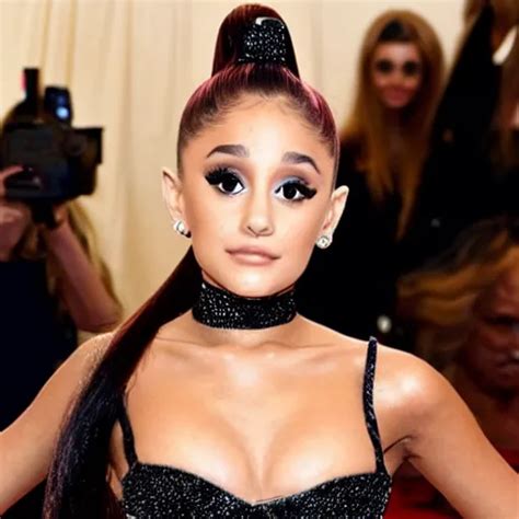 ariana grande at the 2023 met gala | Stable Diffusion