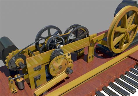 3d Telegraph Machine Model