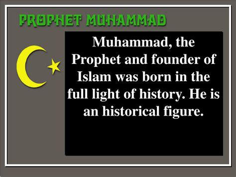 PPT - Muhammad’s birth & early years 570 – 595 Common era (CE ...