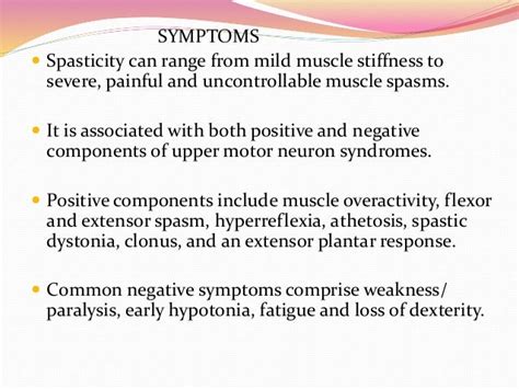 SPASTICITY