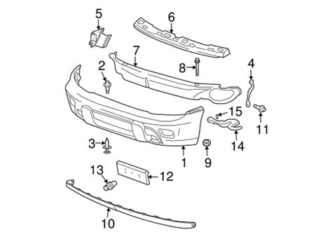 Bumper & Components - Front for 2006 Chevrolet Trailblazer ...