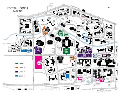 Msu Campus Map Parking Lot