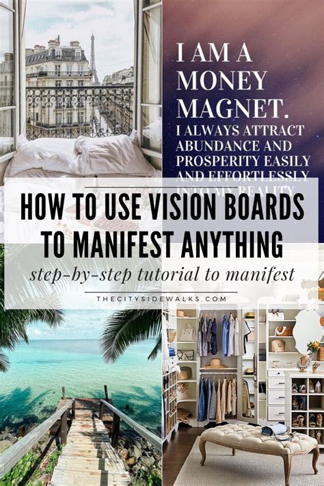 Law of Attraction Techniques: How to Use Vision Boards to Manifest ...