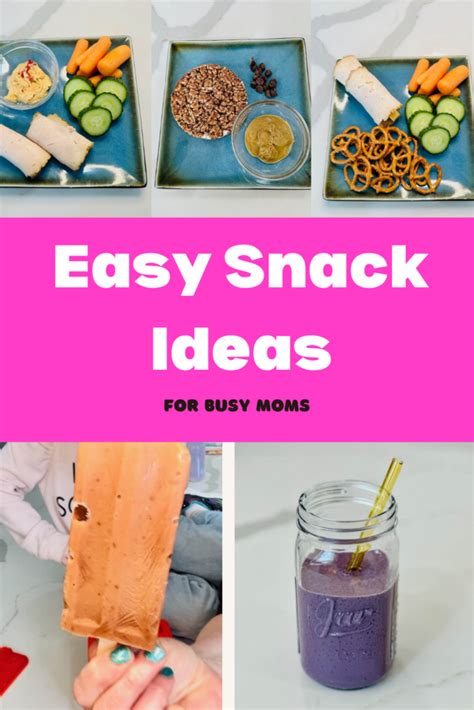 4 Easy Snacks to Make in 5 Minutes or Less!